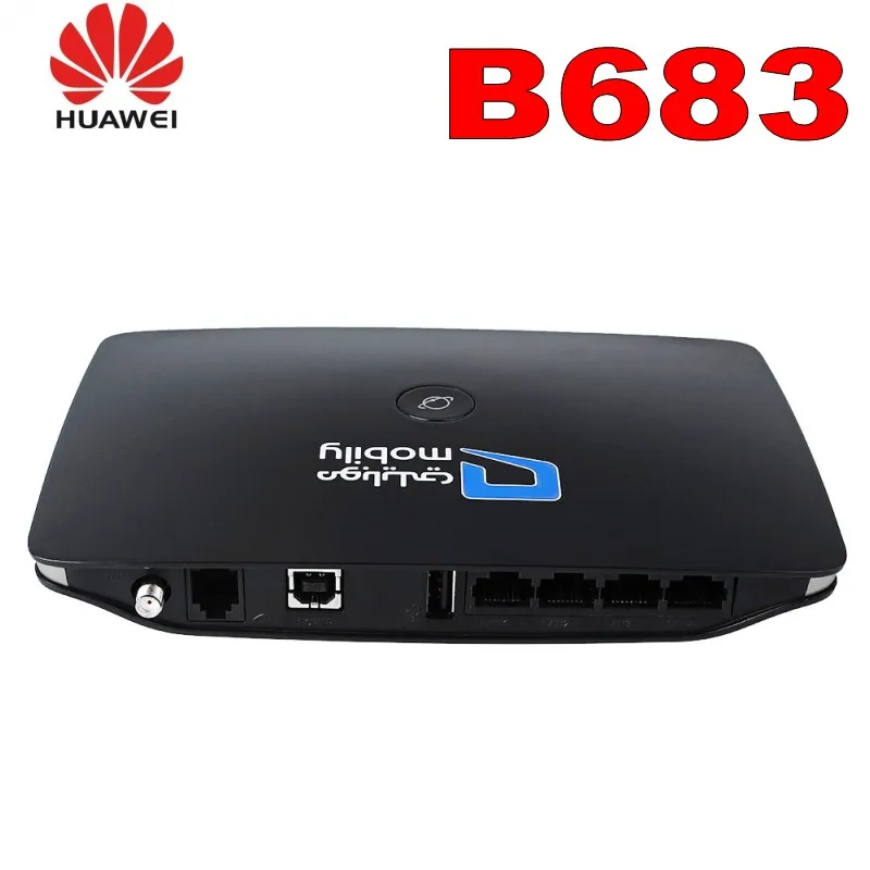 Разблокированный Huawei B683 HSPA + 3G Wifi 28 Мбит/с модем широкополосный Мобильный