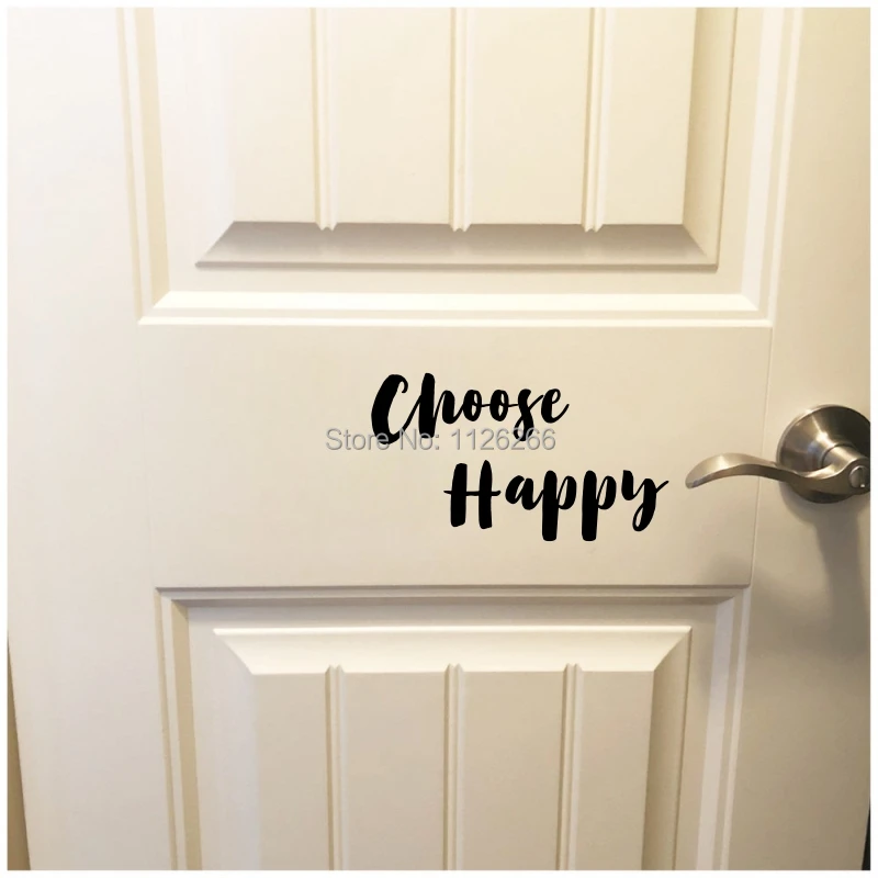 Выберите счастливые вдохновляющие Семейные Цитата наклейки на стену украшение