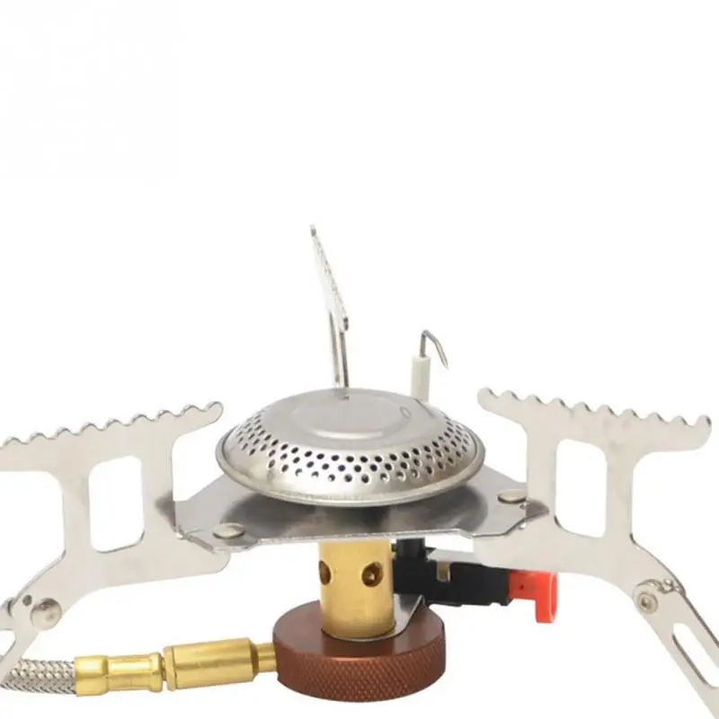 Outdoor Folding Gas Stove Cooker Hiking Picnic Stainless Steel Split Equipment Applicable 1-2 people | Спорт и развлечения