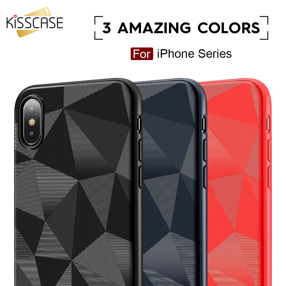 KISSCASE Мягкий силиконовый чехол для телефона samsung Galaxy S10 плюс S10e Note 9 геометрический