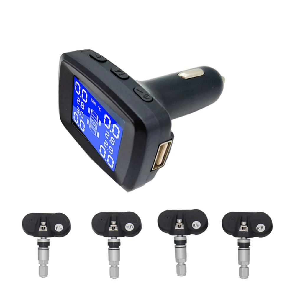 1 шт. беспроводной TPMS ЖК-дисплей для автомобиля диагностическая система контроля