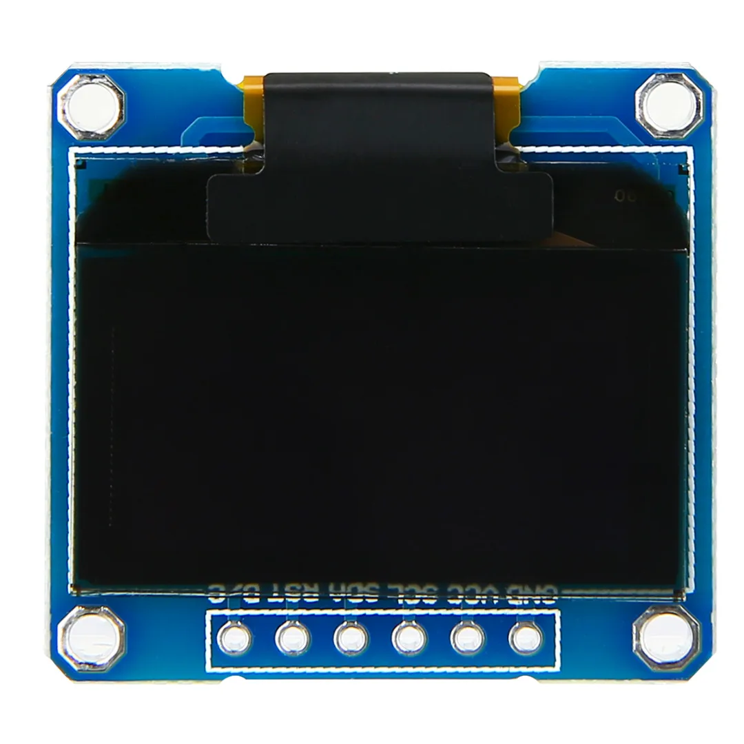 Одна шт. 0,96-дюймовый 128х64 OLED-дисплейный модуль 4 контакта I2C IIC Serial LCD LED SSD SSD1306 Электротехнические компоненты Включен.
