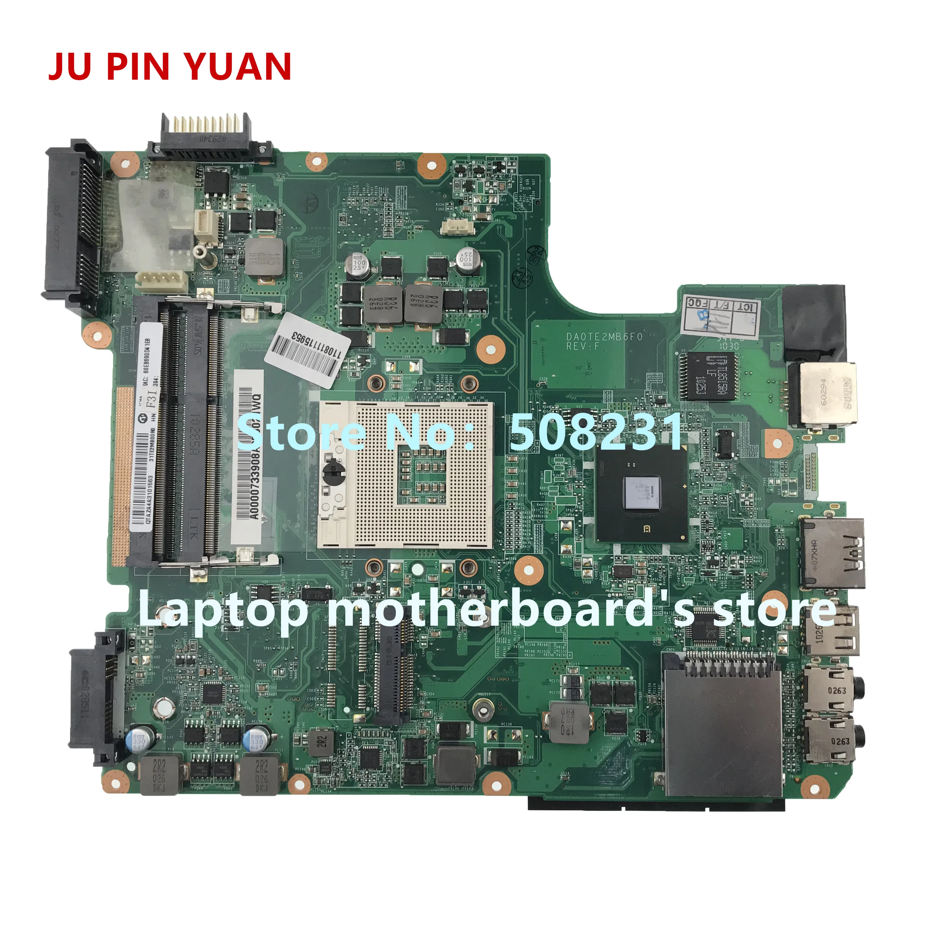 

A000073390 DA0TE2MB6F0 REV:F для ноутбука Toshiba Satellite L600 L640 L645 материнская плата 100% полностью протестирована