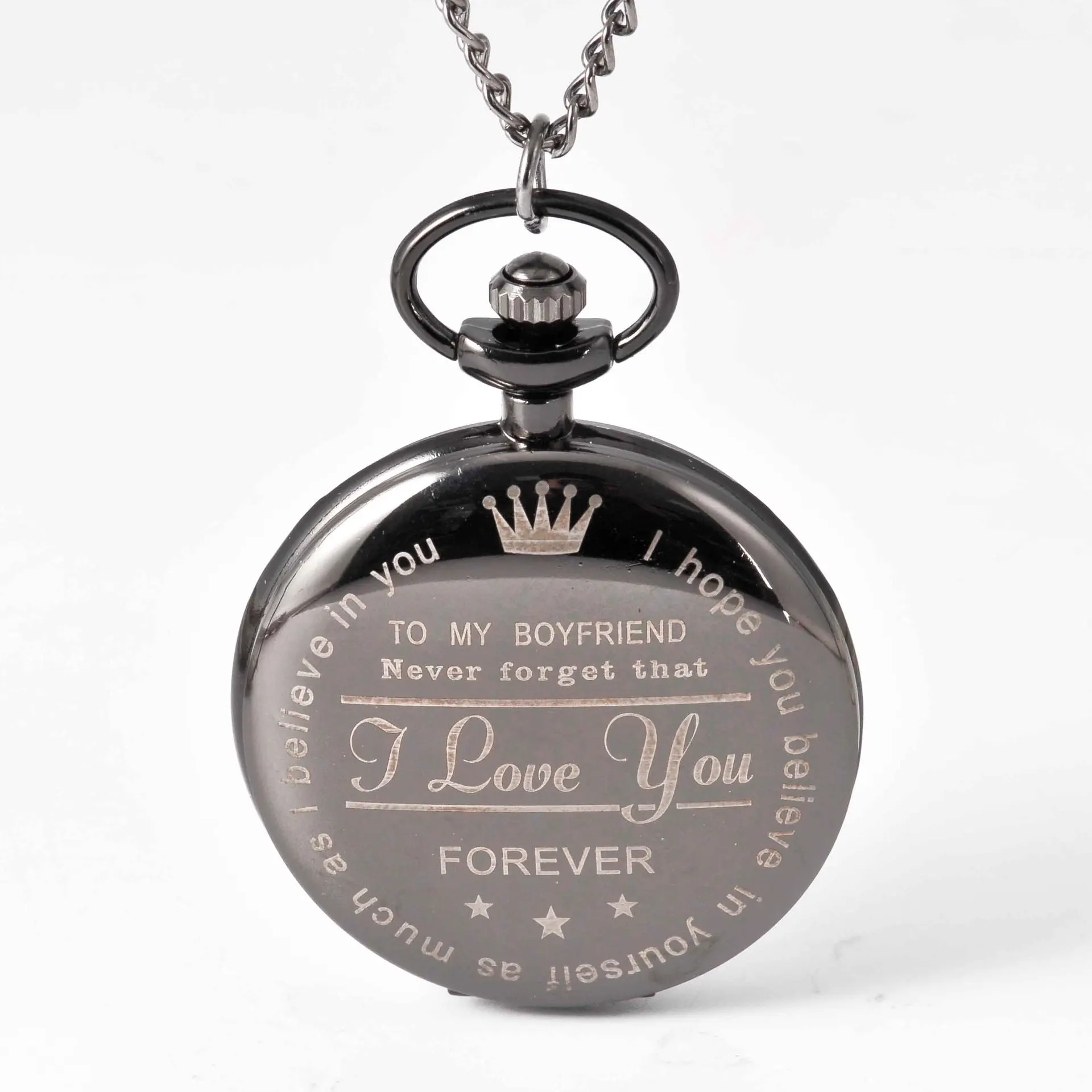 

Карманные часы для моего друга карманные часы ожерелье I Love You Forever кварцевые часы для любовных подарочных часов