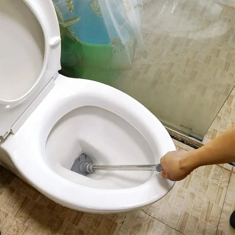 Piston Toilet Plunger Heavy Duty Unblocker Suction Pipe Manual Powerful Bellows Plunge Tool For All Toilets | Дом и сад
