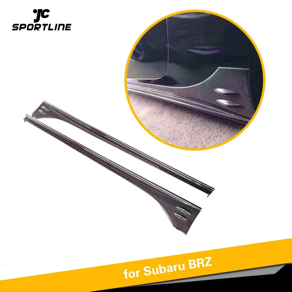 

Carbon Fiber Side Skirts Extensions Lips For Mercedes-Benz E C S A Class AMG E43 E63 C43 C63 AMG Exaust Side Skirts