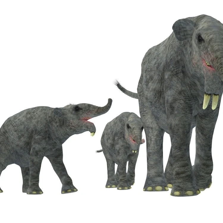 Deinotherium с потомством плакат печать (32x24)|Таблички и знаки| |