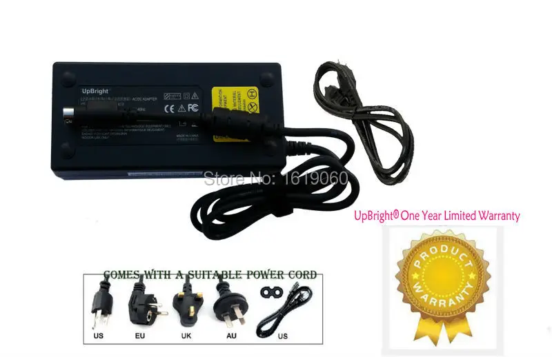 SLLEA AC Adapter for Synology DiskStation DS415 DS415play Diskless NAS Power Supply 