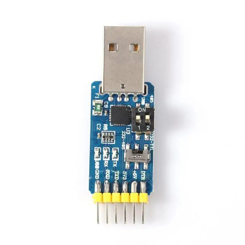 Vanpower 6 в 1 CP2102 USB к ttl 485 232 Huzhuan 3 V/5 V совместимы шесть многофункциональных серийный