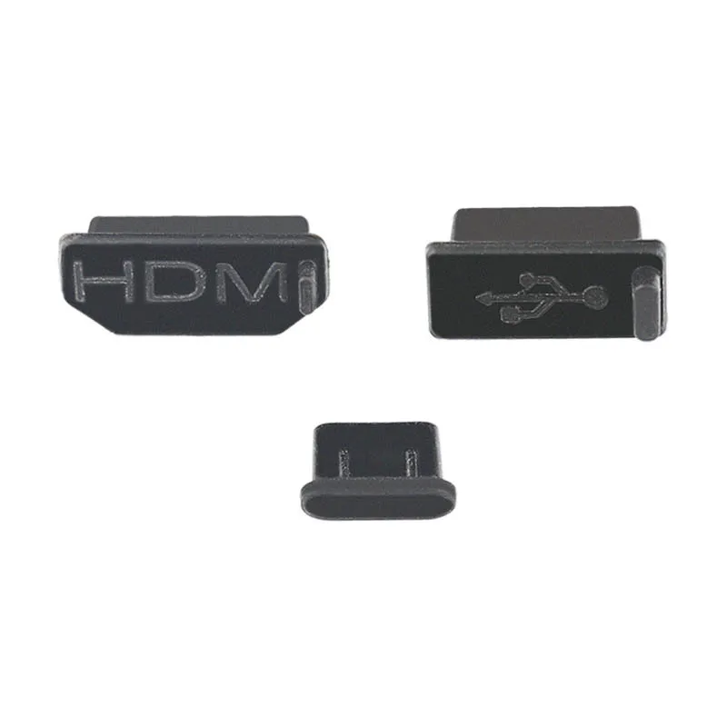 3 шт Мягкий силиконовый пылезащитный чехол USB HDMI Type C Интерфейс Разъем для DJI Mavic 2