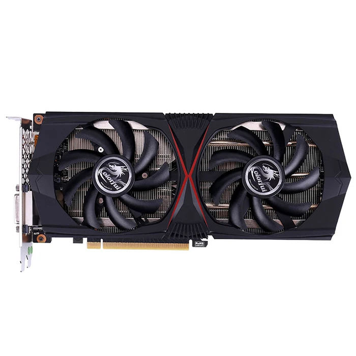 Цветная видеокарта Nvidia GeForce RTX 2070 8G Классический дизайн Shark Side двойная с контролем