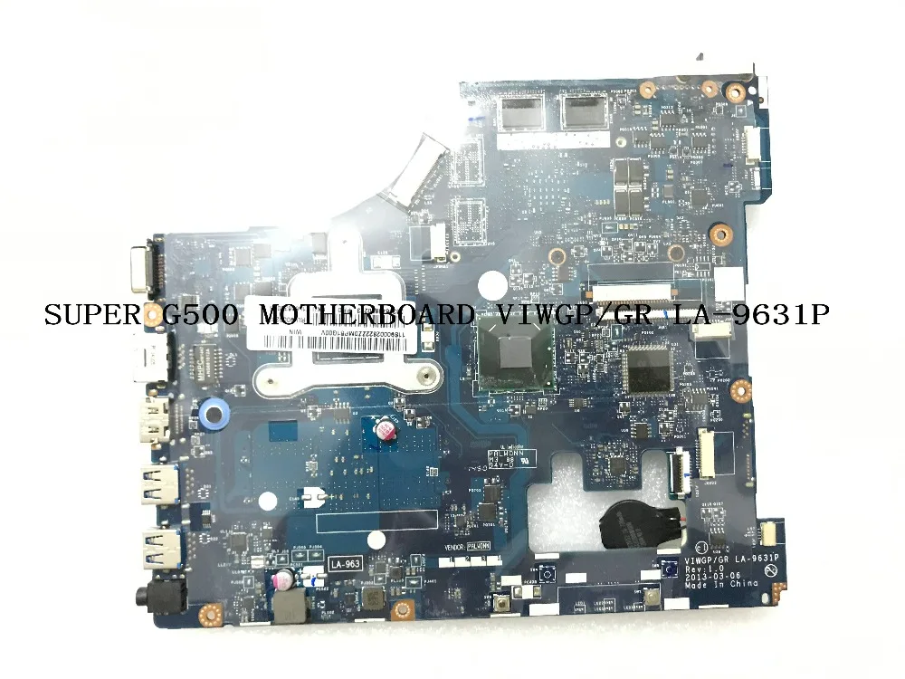 Доступная материнская плата VIWGP/GR LA-9631P для ноутбука Lenovo G500 полностью