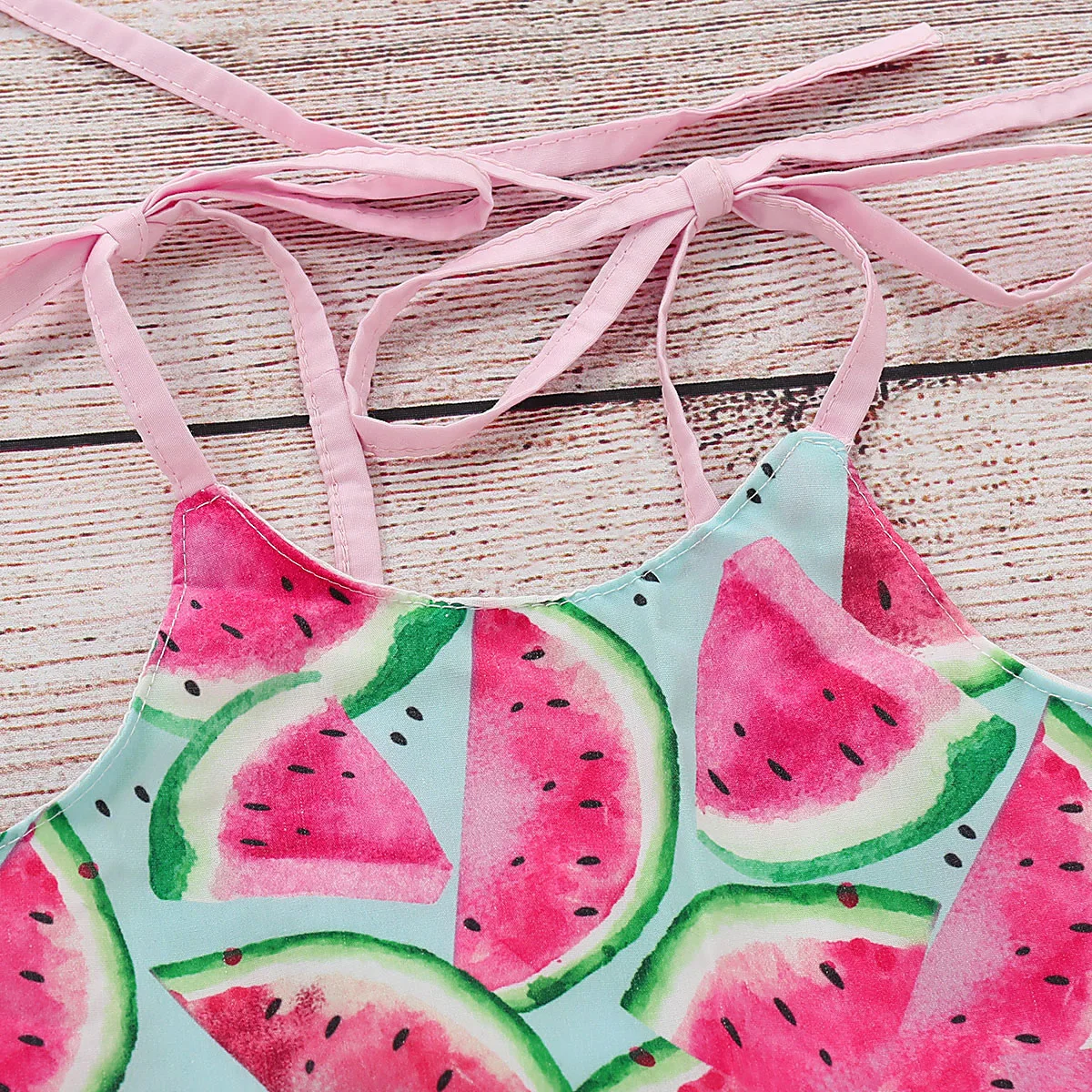 Baby Girl Swimsuit Watermelon Bathing Suits For Children Two Pieces Swimwear Beach Bikini Set Girls Biquini Infantil Suit P30 | Спорт и