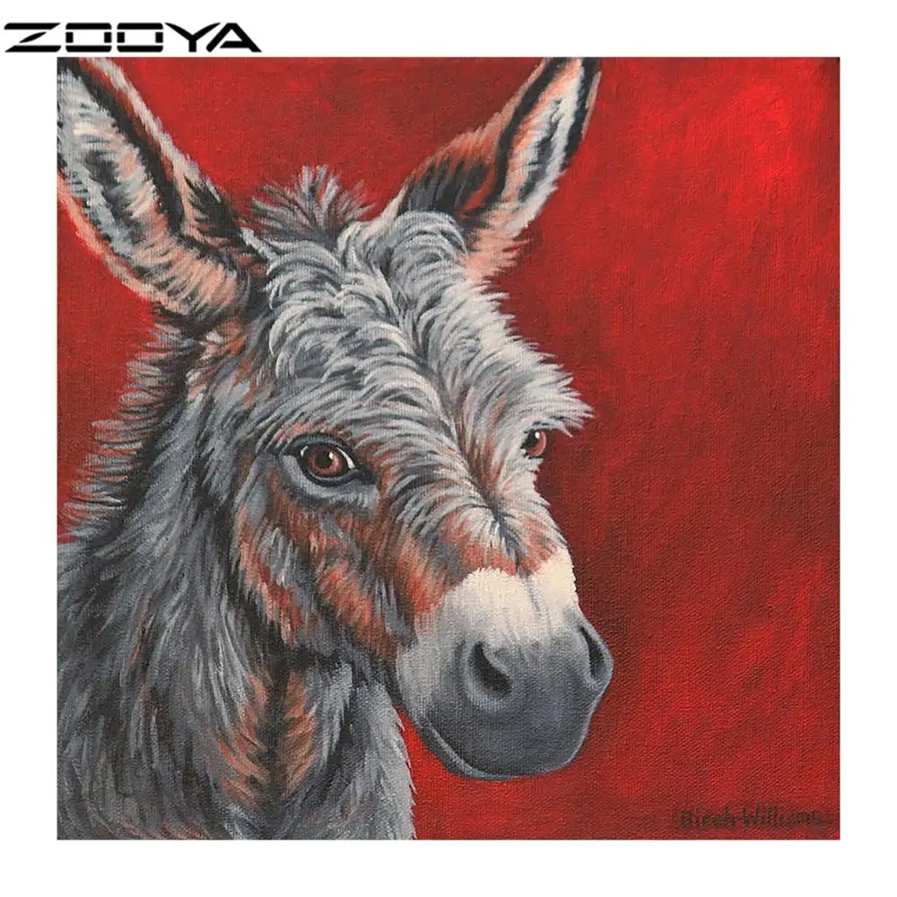 Алмазная картина ZOOYA 5d полный квадратный набор фотографии стразы алмазная