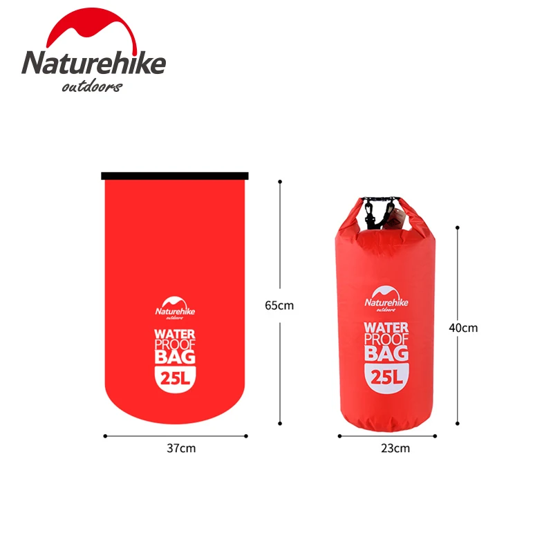 Naturehike 25L водостойкий дрейфующий мешок открытый сумка для хранения плавательных