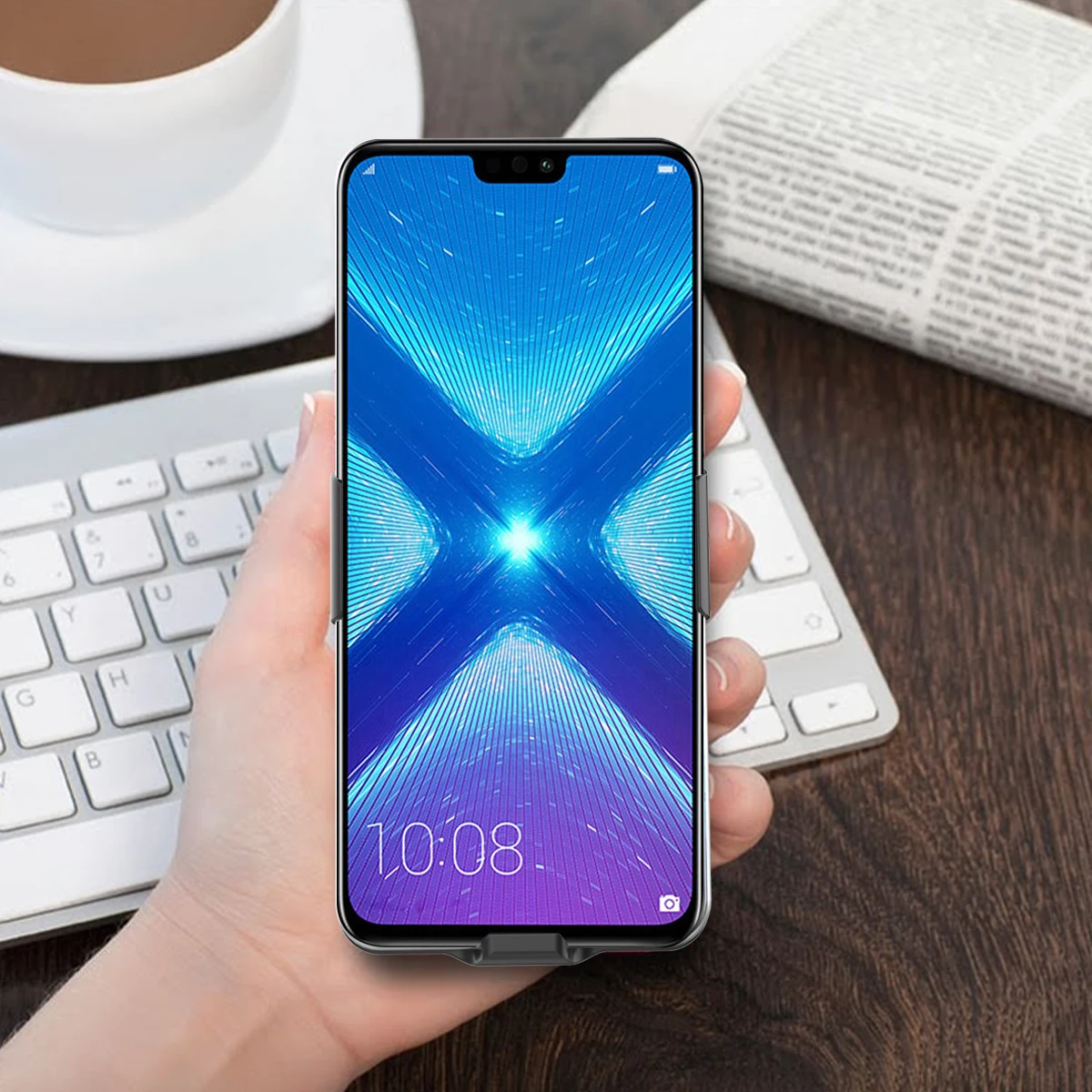 Для Huawei Honor 8X6500 мАч чехол для зарядного устройства Расширенный аккумулятор