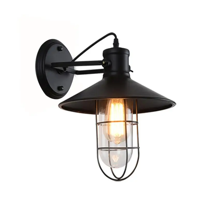 Лофт ретро креативный Кантри стиль деревенский настенный светильник бра для