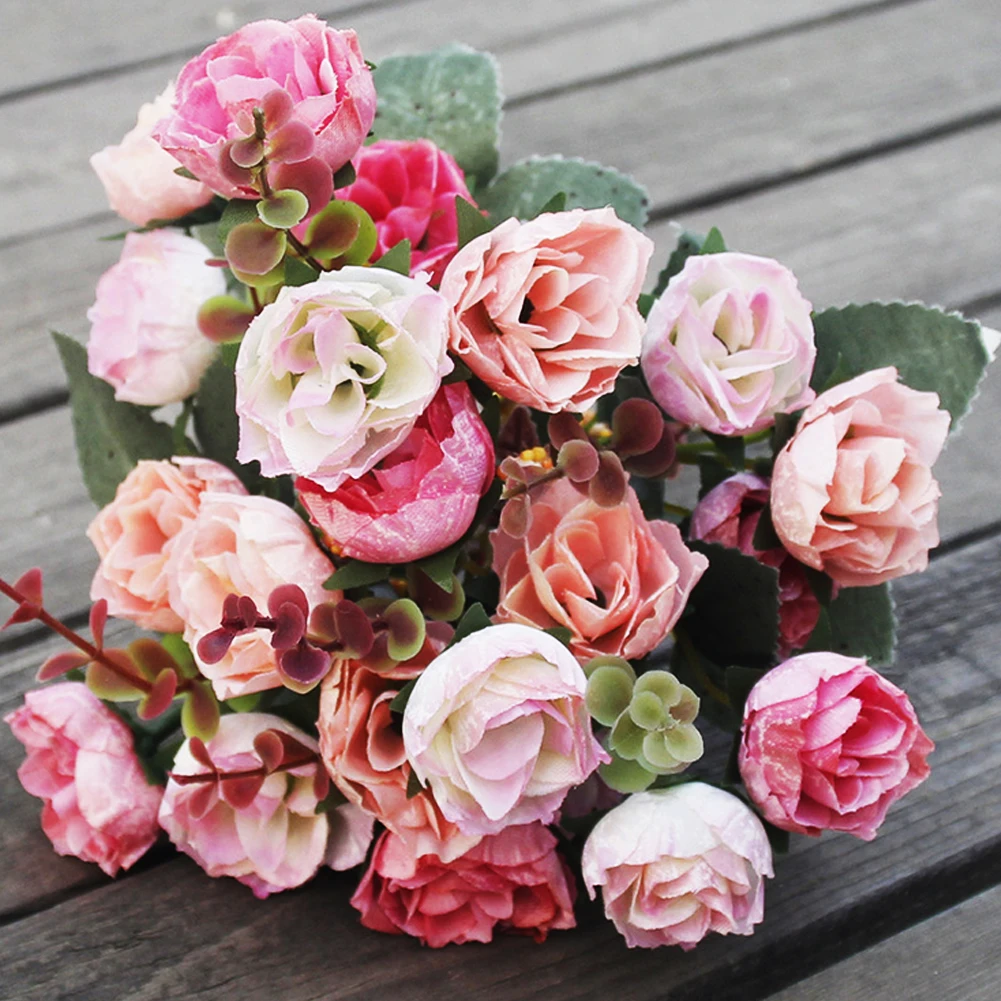1Pc Artificial Flower Rose DIY Garden Party Home Wedding Holiday Craft Decor New | Дом и сад