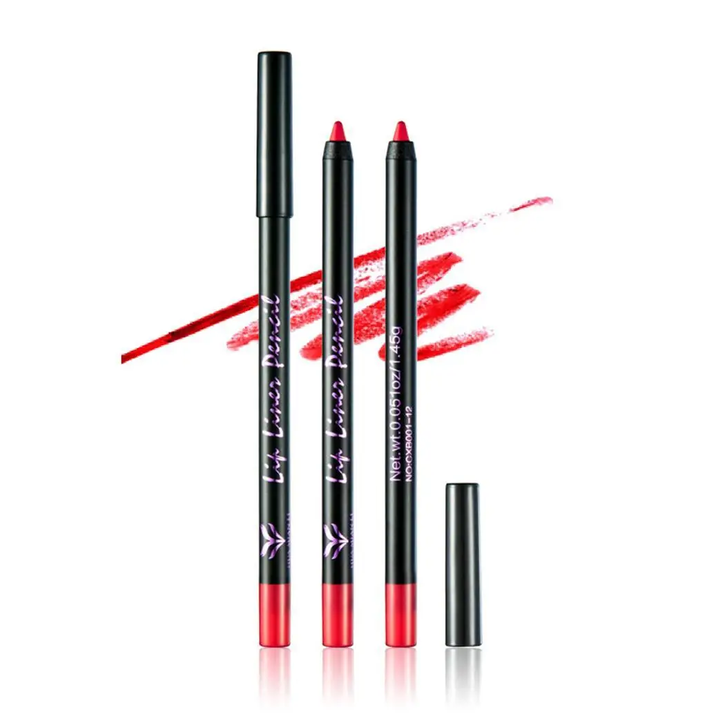 Waterproof Lip Liner Pencil Long Lasting Lipliner Long-lasting Easy to Wear Natural Nutritious. Makeup Tools | Красота и здоровье