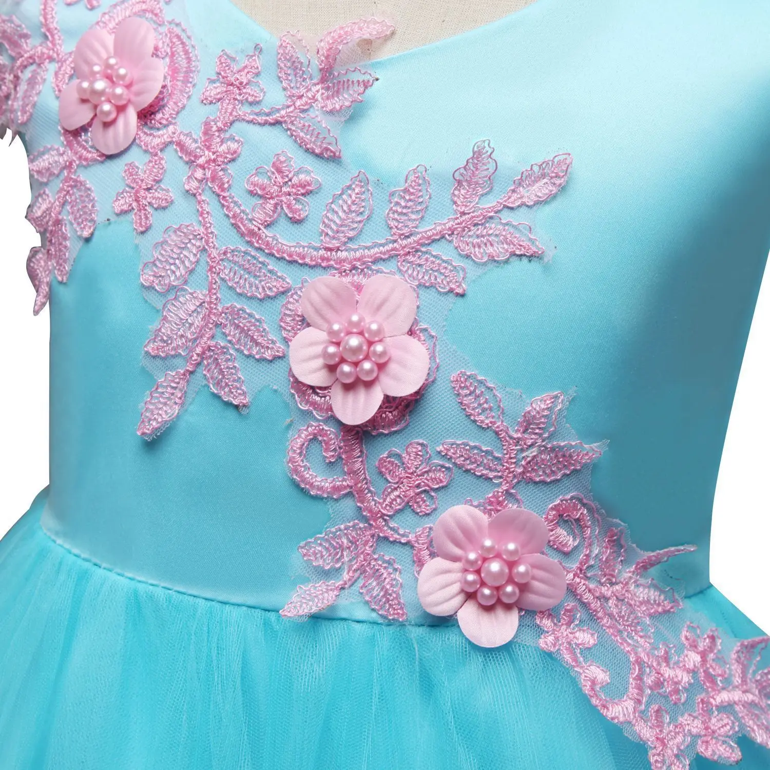 Pudcoco Girl Dress 6M-5Y Baby Kids Party Bow Princess Flower Wedding Bridesmaid Formal Dresses | Детская одежда и обувь