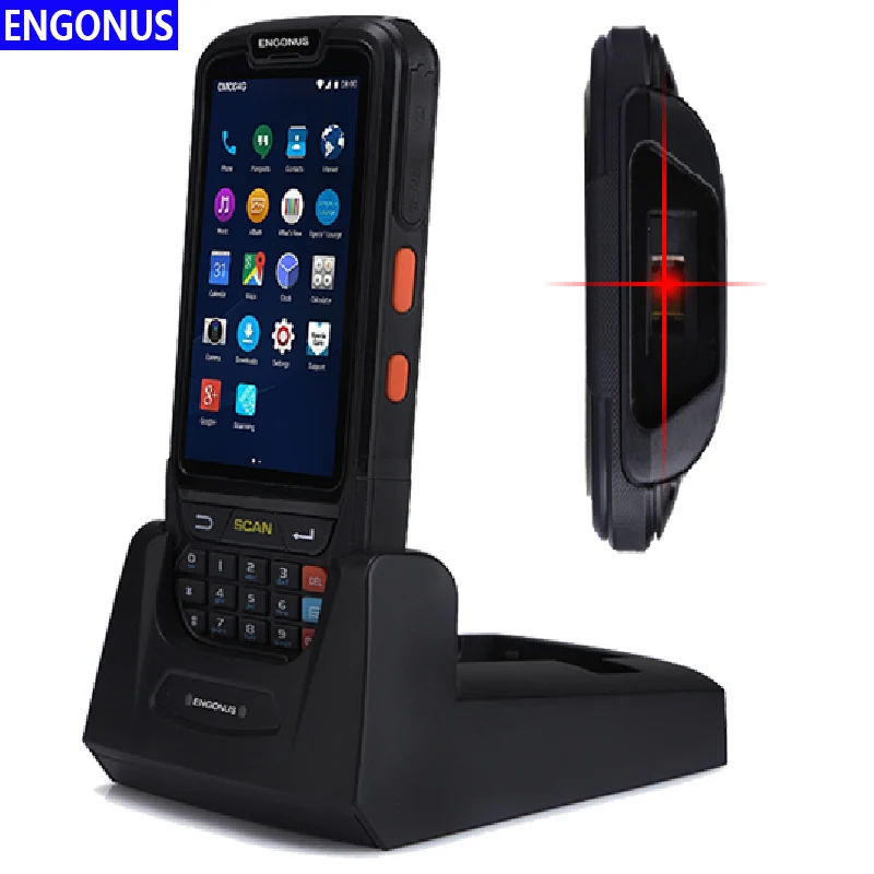 Industrial Rugged Handheld Data Collector Wireless 4G Mobile Terminal 1D 2D Laser Barcode Scanner Android PDA Device | Компьютеры и