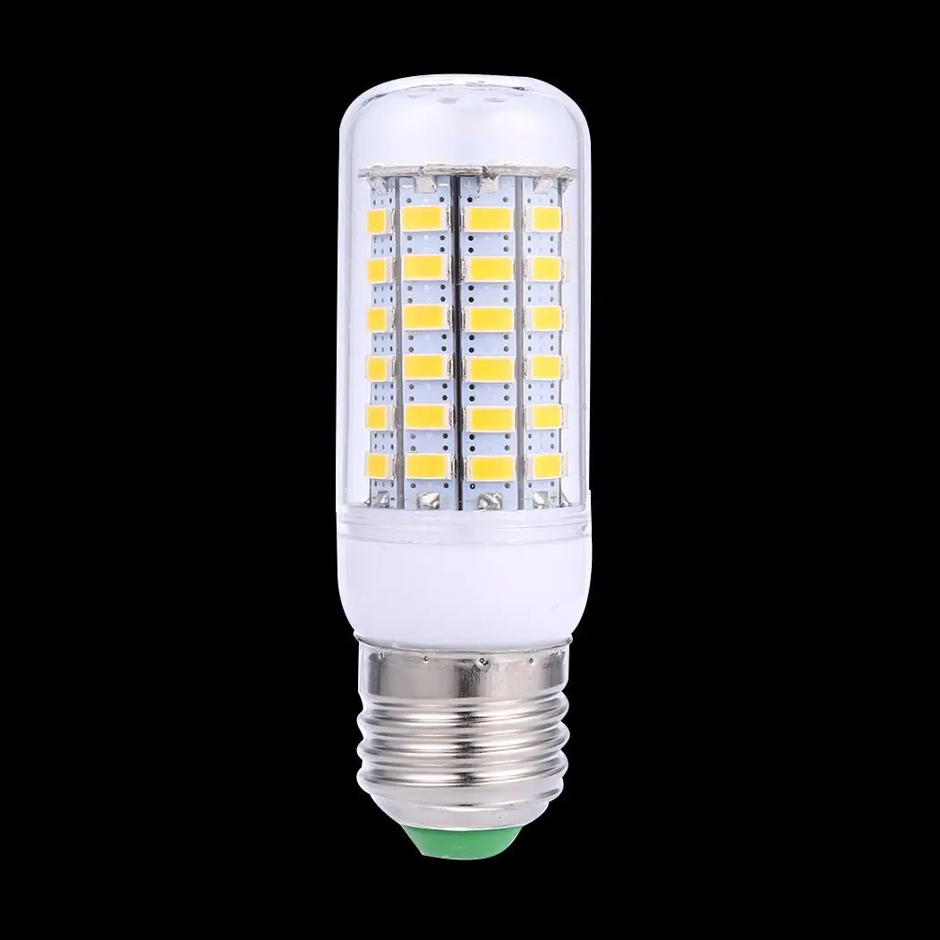 AC 220V Высокая мощность LED Кукуруза 360 E27 E14 свет 600lm лампы дома 25000 часов теплый белый