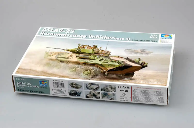 Trumpeter 00392 1/35 масштаб ASLAV-25 Рекогносцировка бронированный автомобиль Танк модель TH05745-SMT2