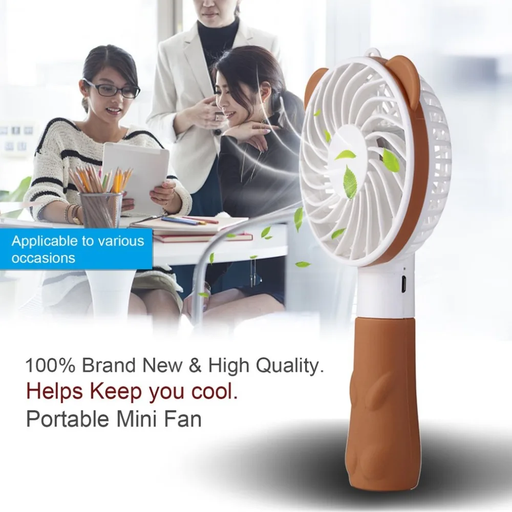 Портативный мини ручной вентилятор USB для зарядки студентов Маленький милый