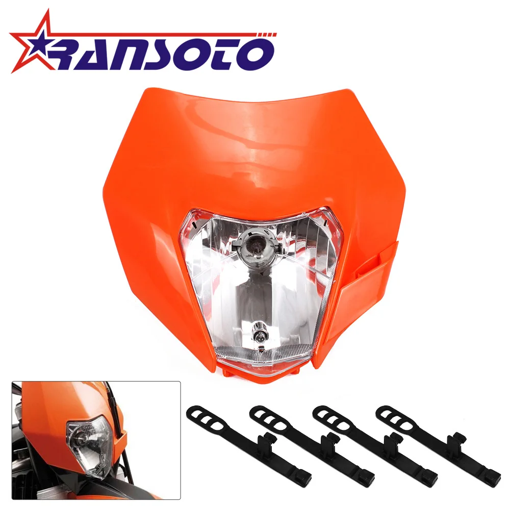 RANSO фара 2 цвета Мотоцикл Байк Кроссовый универсальный для KTM SX EXC XCF SXF SMR 2014 2016 ENDURO| |