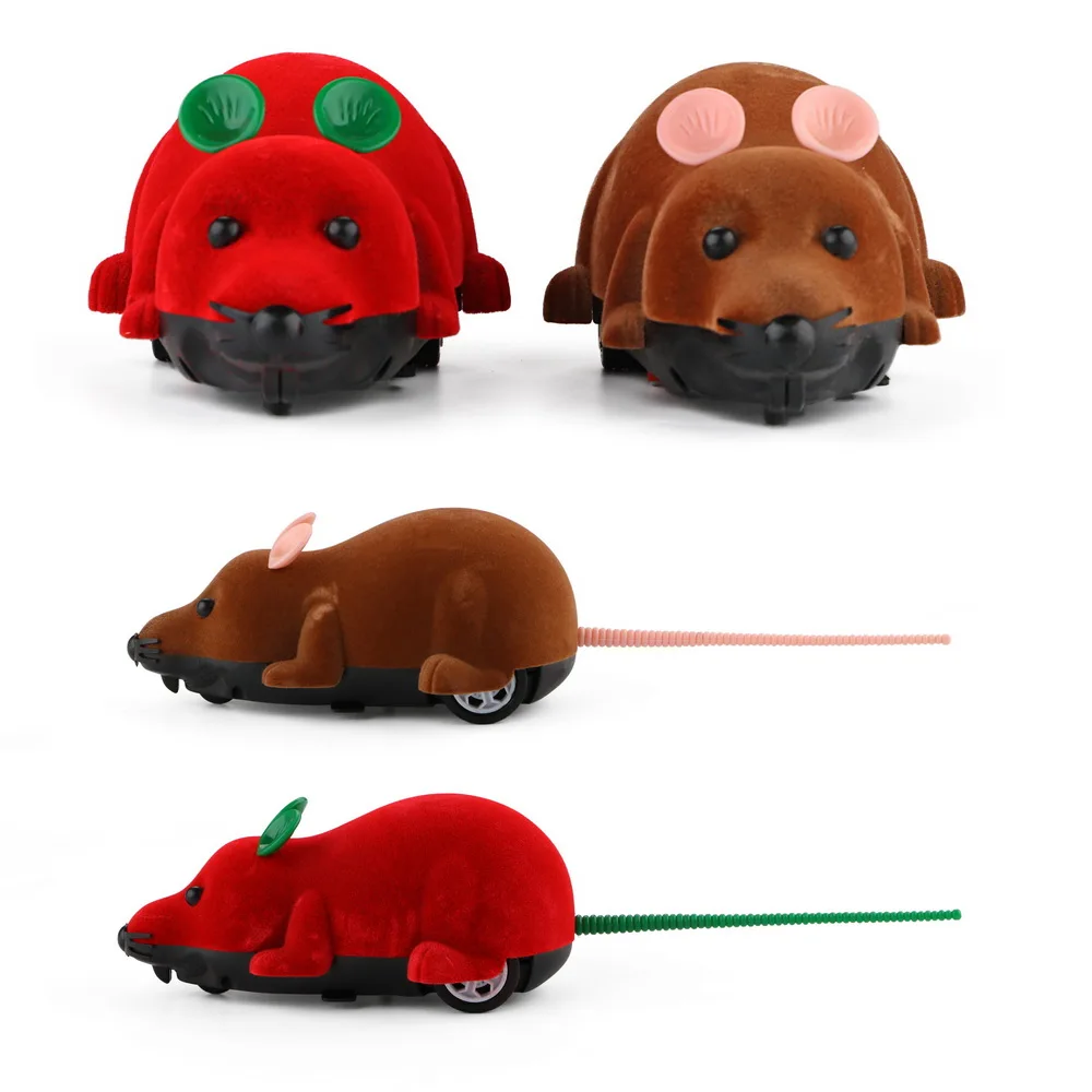 HOOMIN Беспроводной RC мышки для котов игрушки имитация Электрический Мышь Cat