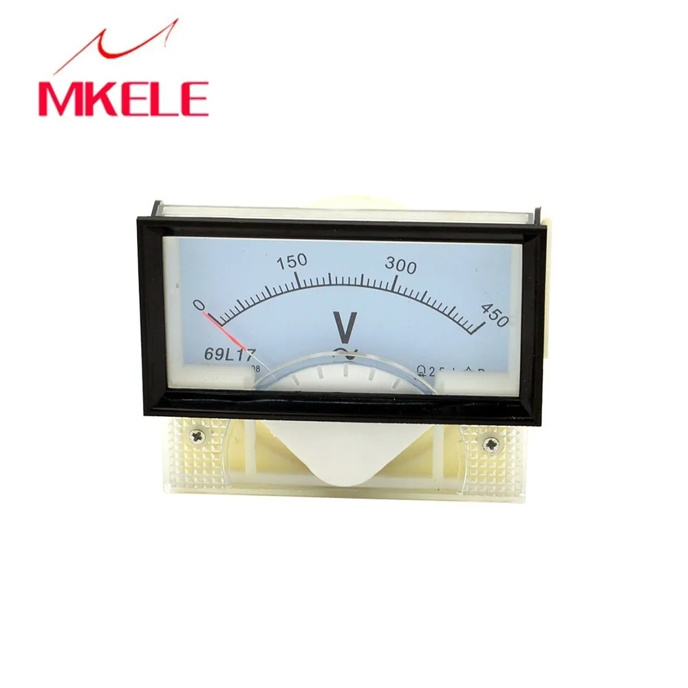 

AC 69L17(450V) New Arrivals Durable Ammeter 85*45(mm) Current Ampere Voltage Meter Voltmeter Pointer Diagnostic-tool Tester
