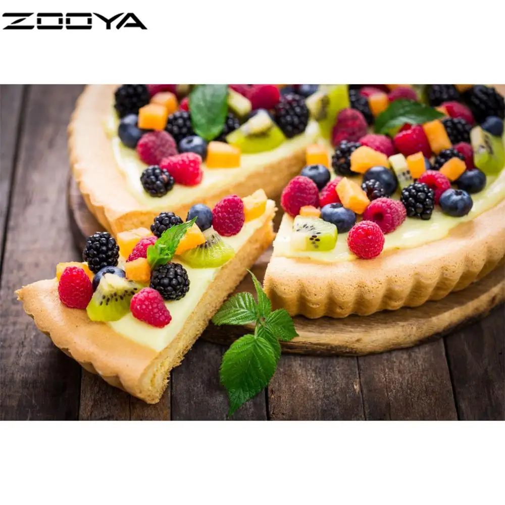 Алмазная вышивка Zooya фото распродажа полный набор украшение для кухни 5D алмазная