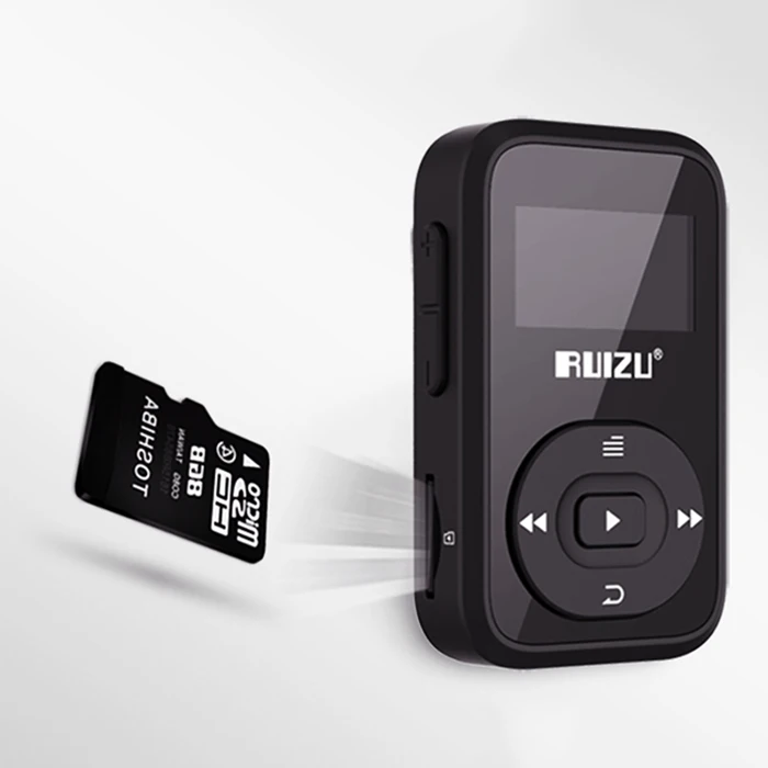 Новый RUIZU X26 Bluetooth Портативный MP3 плеер Поддержка гарнитура стерео радио|MP3-плееры|