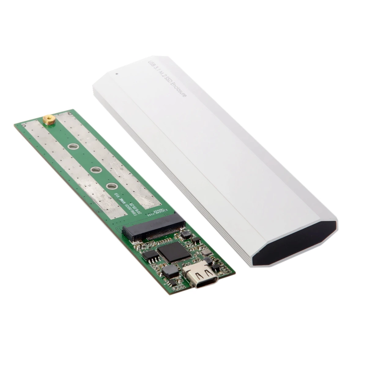 Nvme Pcie M.2 Ssd для Usb 3 1 type C Gen2 корпус Elecgear 10 Гбит/с внешний алюминиевый охлаждающий