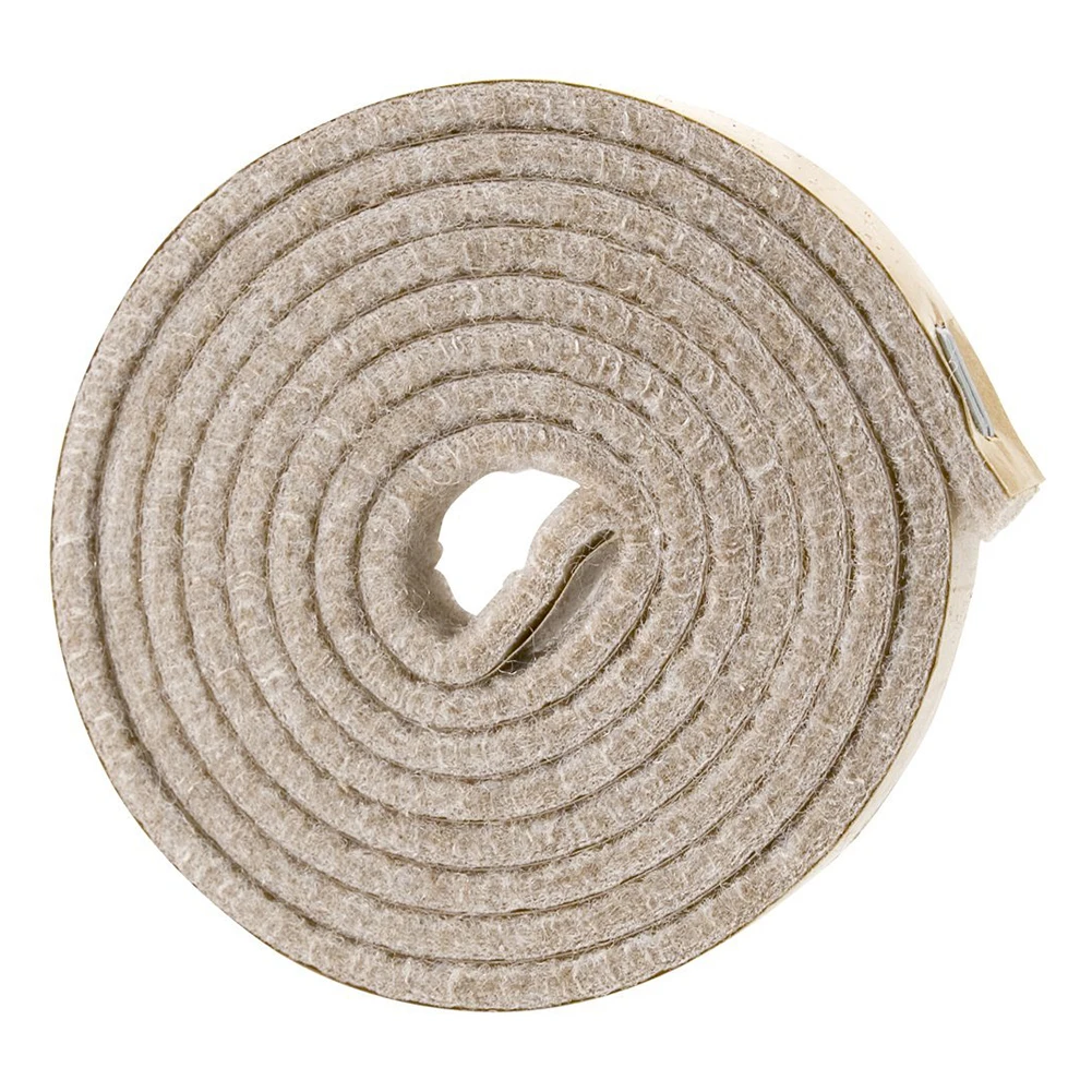 

Promotion! Self-Stick Heavy Duty Felt Strip Roll for Hard Surfaces self-stick adhesive (1/2 inch x 60 inch)