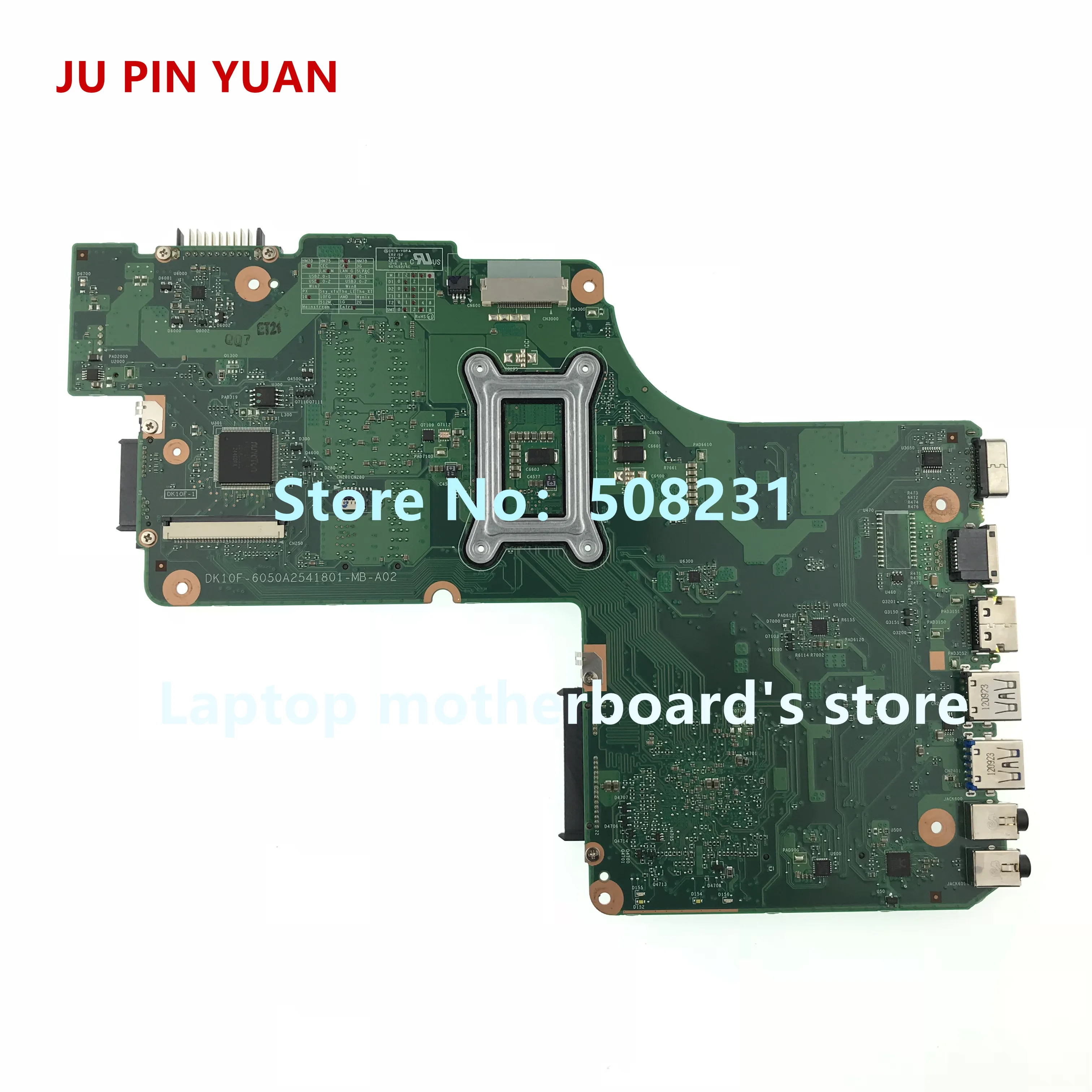 Ju pin yuan V000275560 материнская плата для Toshiba Satellite C855 L855 ноутбука полностью