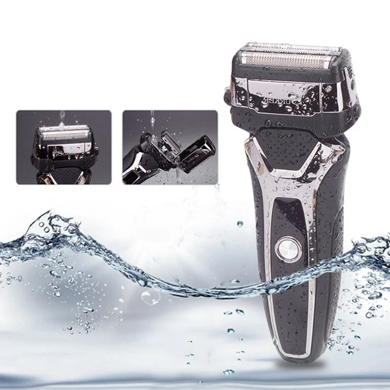 Surker Rscx 9008 Мужская Профессиональная с ЖК цифровым дисплеем 3D плавающее лезвие