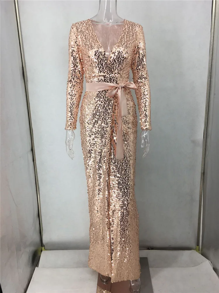 Сексуальное розовое зимнее рождественское с блестками вечерние Vestidos Женские
