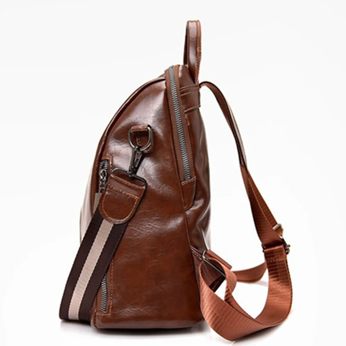 2018 черный женский задний пакет сумка роскошный рюкзак масло воск кожаная на