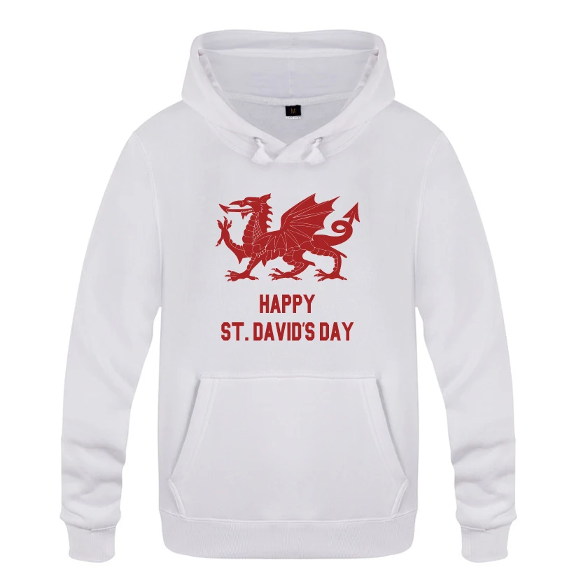 Happy St. David's Day Shirt-Saint David Новинка толстовки мужские 2018 пуловеры флисовые с