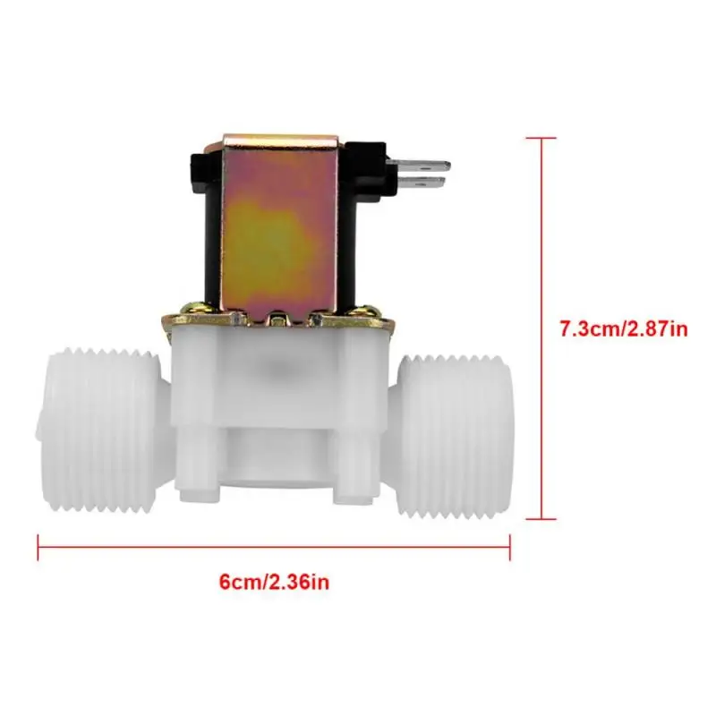 Постоянный ток 12 В DN20 G3/4 &quotпластиковый электромагнитный клапан Стандартный