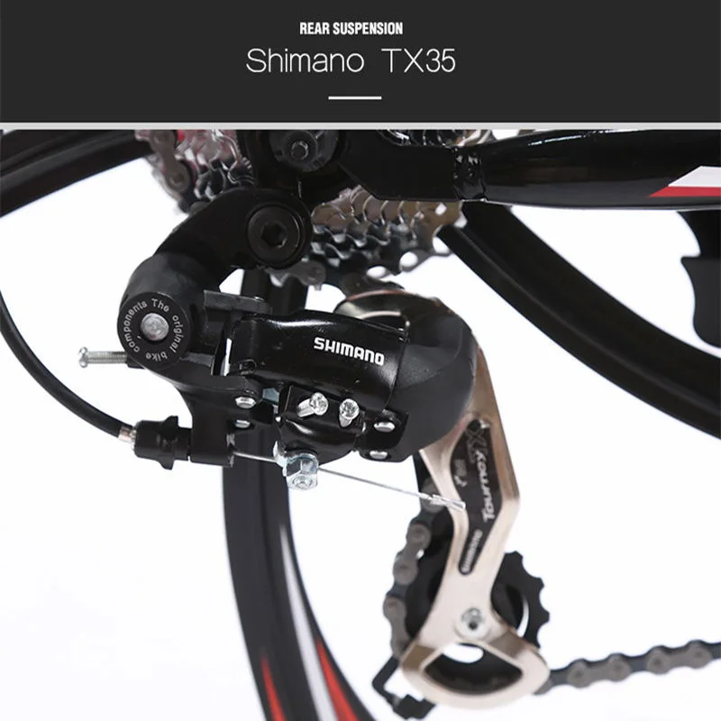 Lauxjack горный велосипед стальной рамы 24 скорости Shimano 26 &quotколеса Mtb|Велосипеды| |