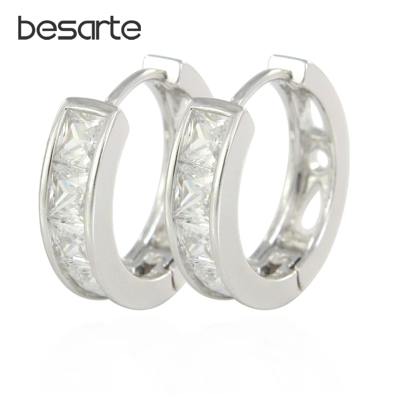 Женские серьги кольца с австрийским кристаллом|earrings for baby girls|earring setearrings girl |