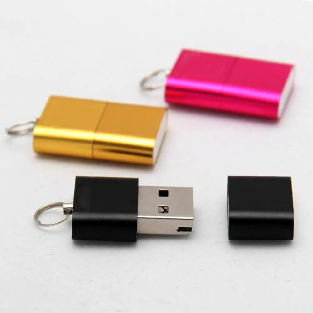 Портативный высокоскоростной мини USB 2 0 Micro SD TF T Flash кардридер адаптер флэш