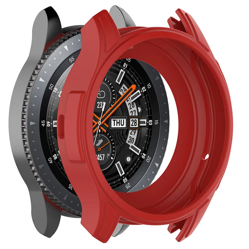 Мягкий силиконовый чехол из ТПУ для Samsung Gear S3 Frontier/Galaxy Watch 42 мм 46 мм|Ремешки часов| |