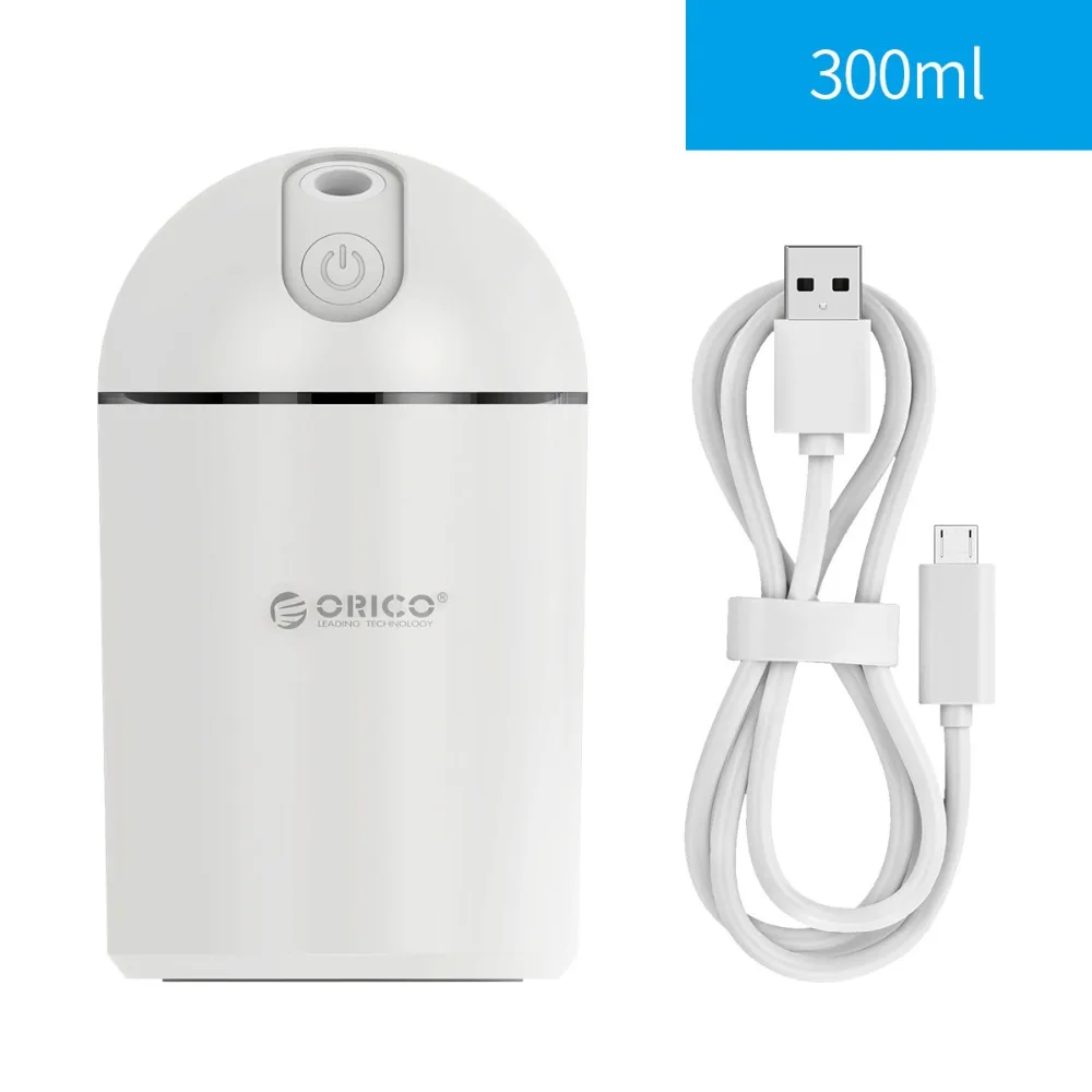 ORICO USB 200 мл/300 мл увлажнитель воздуха для офиса дома автомобиля светодиодный мини