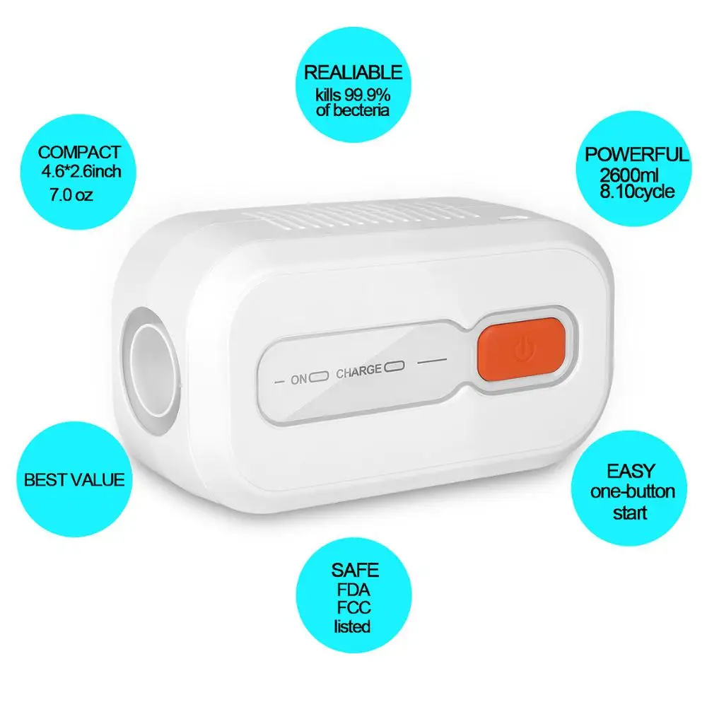 MOYEAH Портативный Авто CPAP очиститель дезинфицирующее средство со встроенной