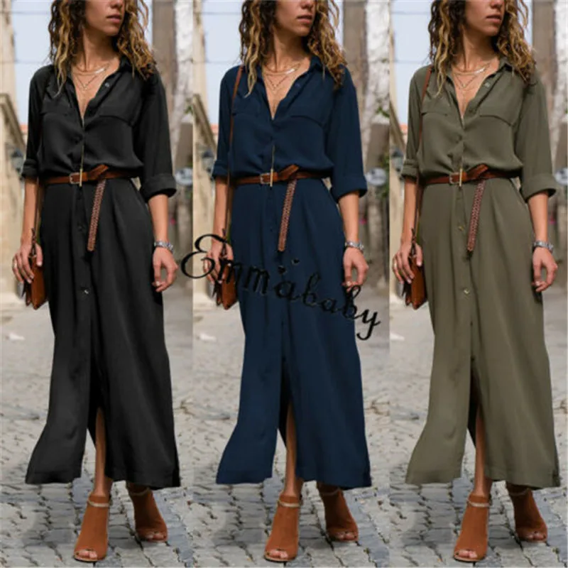 Женское длинное вечернее платье Повседневный Сарафан | Женская одежда