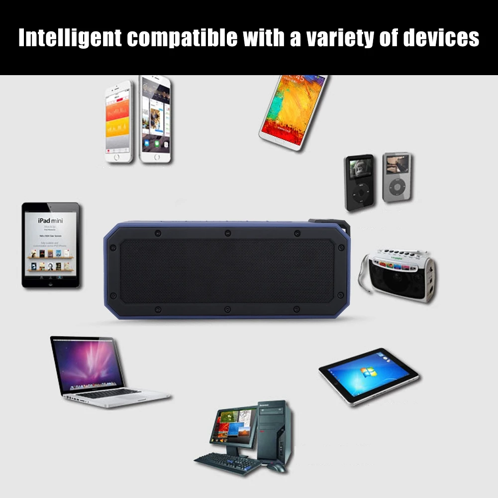 Портативный Водонепроницаемый Bluetooth V4.2 беспроводная аккумуляторная Колонка