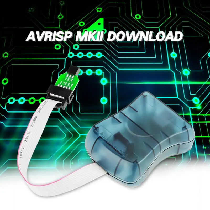 AVRISP mkII Downloader совместим с оригинальным программатор поддерживает AVR Studio